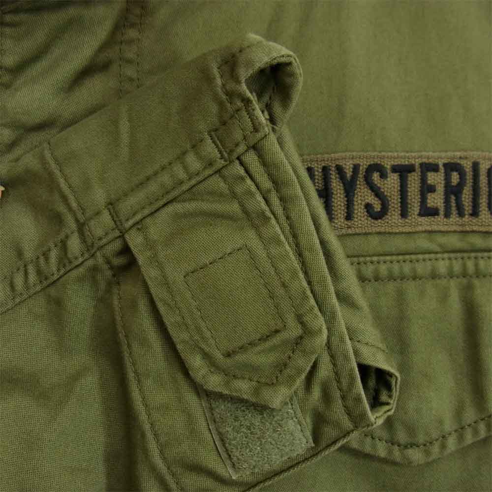 HYSTERIC GLAMOUR ヒステリックグラマー 02173AB25 ルミネエスト 10周年記念 M-65 ミリタリー ジャケット カーキ系 S【中古】
