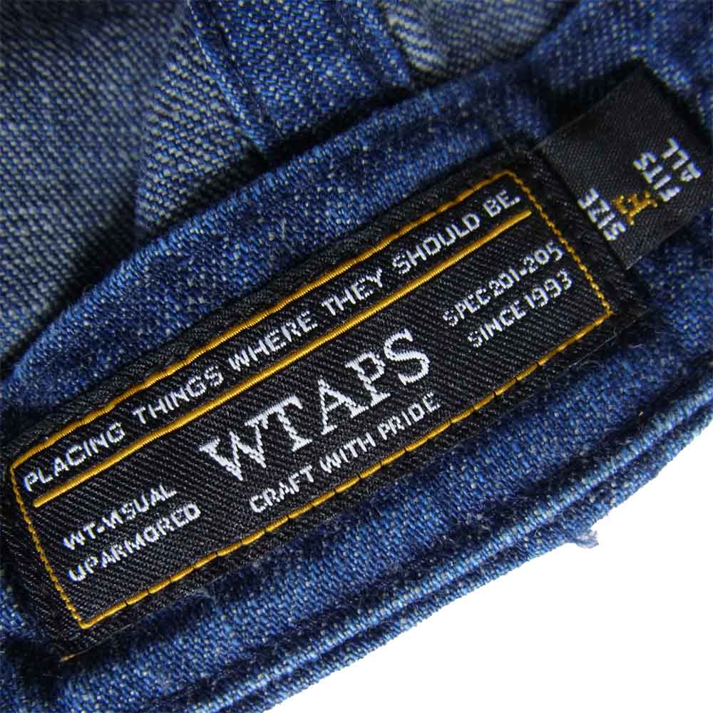 WTAPS ダブルタップス 15AW 152MYDT-HT03 A-3 CAP INDIGO COTTON インディゴ キャップ インディゴブルー系【中古】