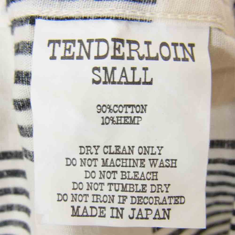 TENDERLOIN テンダーロイン T-COTTON C S/S チェッカー 半袖 シャツ ホワイト系 S【中古】