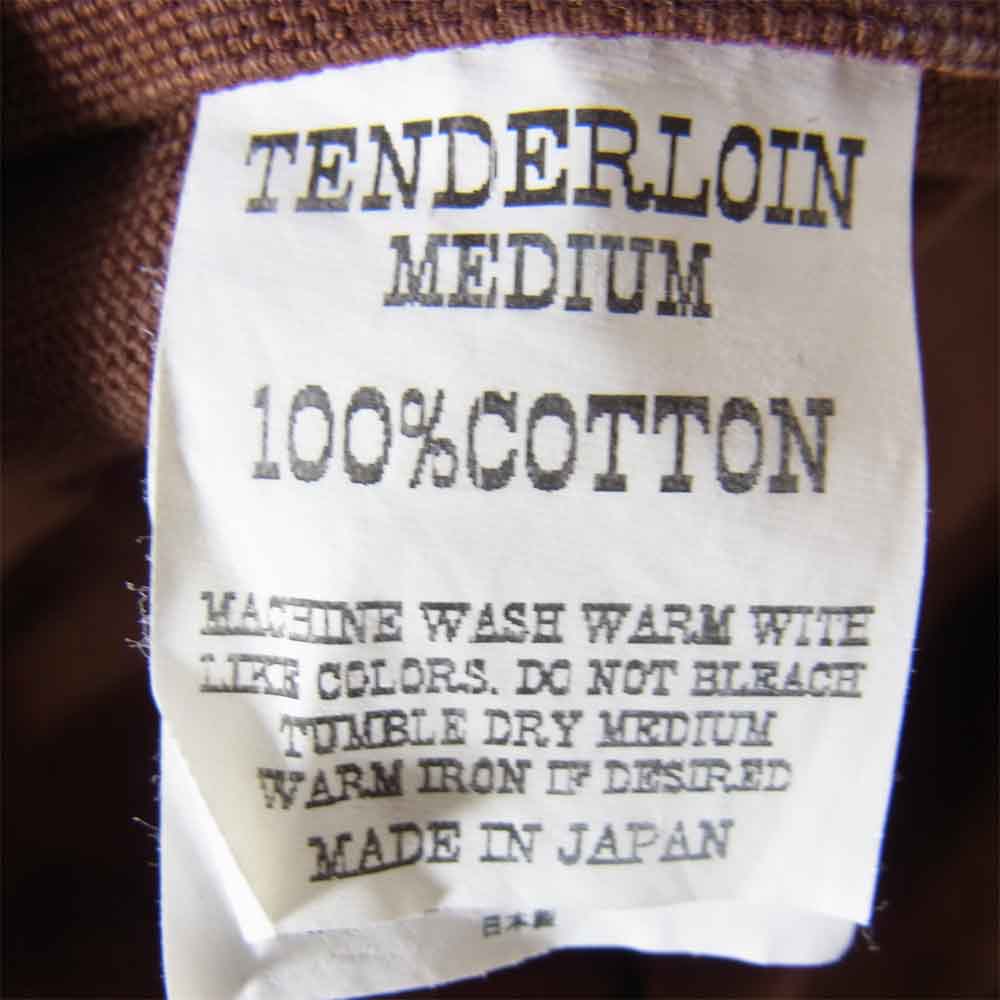 TENDERLOIN テンダーロイン T-OCTAGON CAP ワーク キャップ ブラウン系 M【中古】
