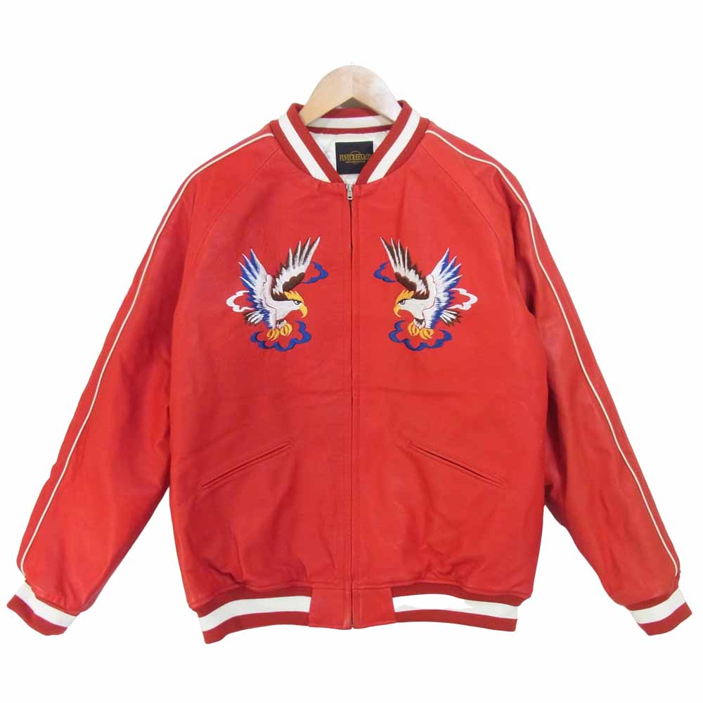 ファインクリーク カーディナル レザースカジャン ブルー 40 予約受付中・10月入荷予定]「Fine Creek & Co.」 Cardinal ファイン