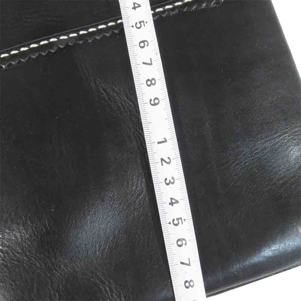 whiz ウィズ Leathers レザー ショルダー バッグ ショルダーバッグ 革 HANDCRAFTED ブラック系【中古】