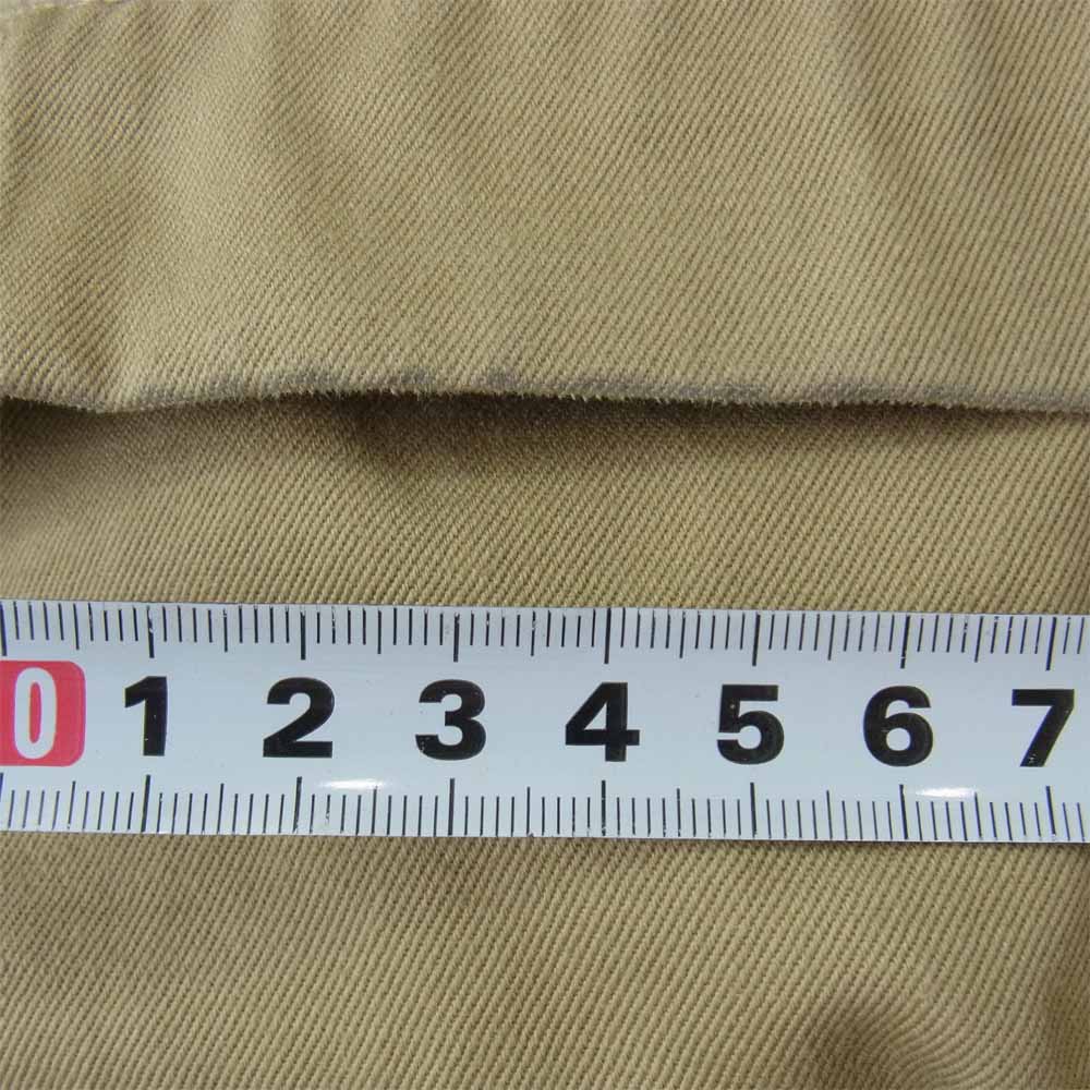 The REAL McCOY'S ザリアルマッコイズ KHAKI TROUSERS ミリタリー チノ パンツ ベージュ ベージュ系 33【中古】