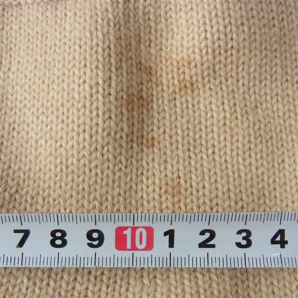 The REAL McCOY'S ザリアルマッコイズ Joe McCoy FISHERMAN SWEATER ジョーマッコイ フィッシャーマン セーター タートルネック ベージュ系 40【中古】