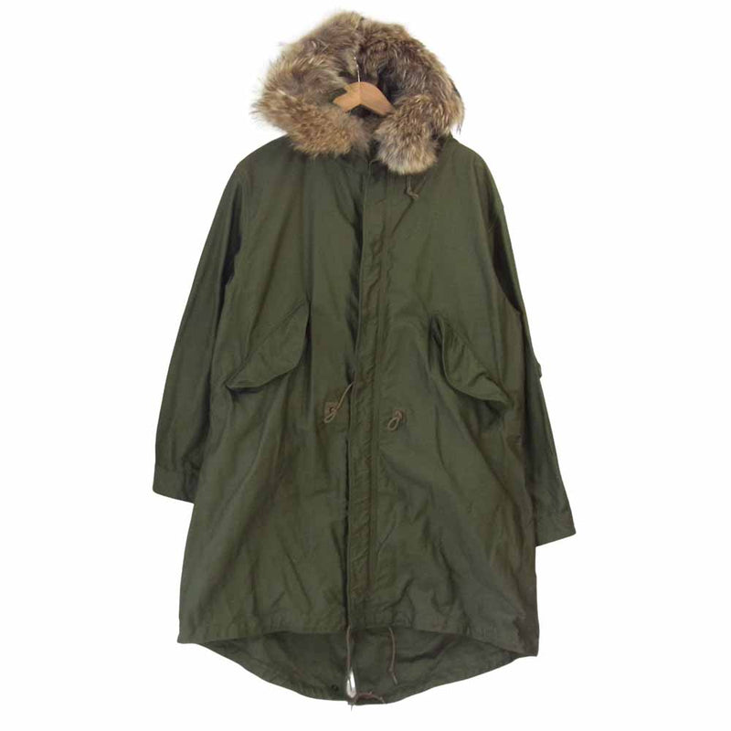 The REAL McCOY'S ザリアルマッコイズ M-1948 PARKA モッズパーカー ミリタリー コート カーキ系 M【美品】【中古】