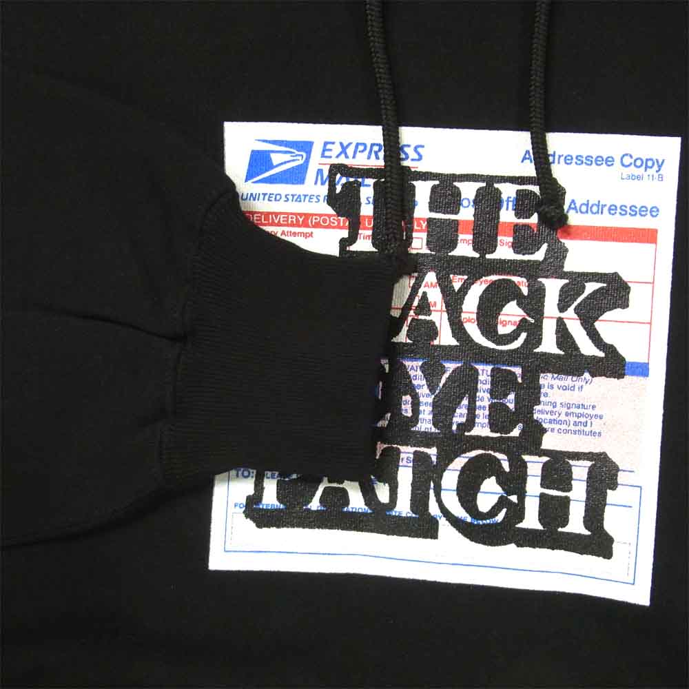 ブラックアイパッチ 20SS BEPSS20TP09 LABEL HOODIE ラベル フーディー プルオーバー パーカー ブラック系 M【新古品】【未使用】【中古】