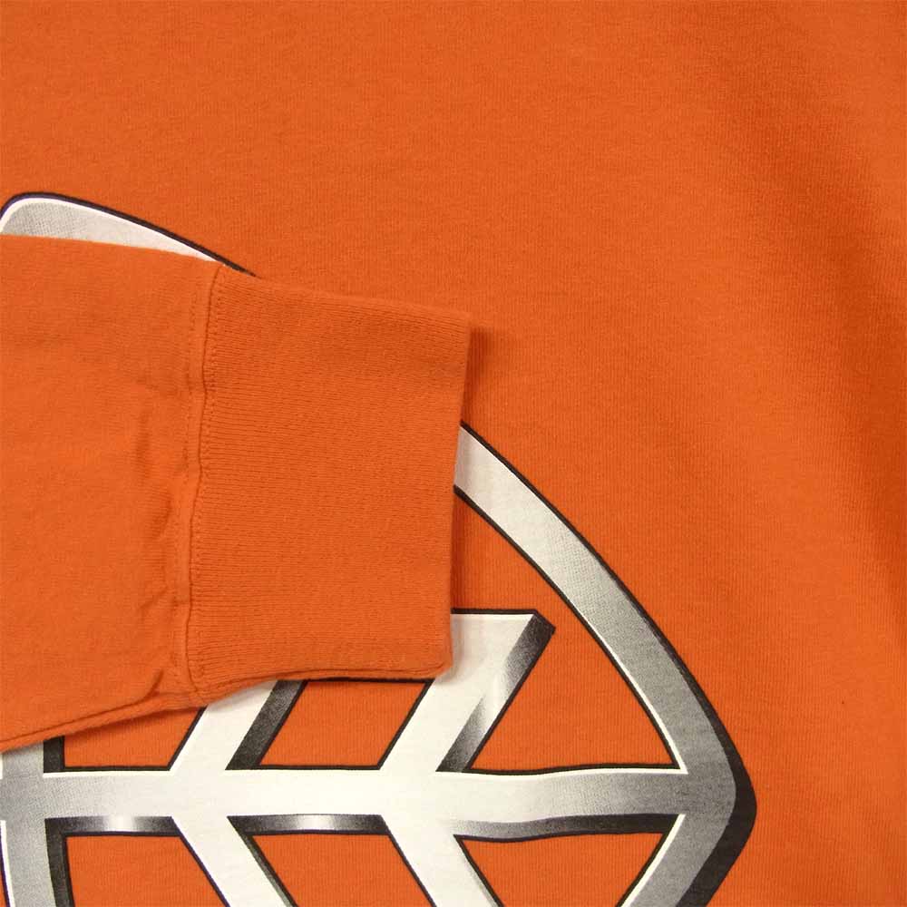 ブラックアイパッチ 19SS BEPS19TE01 EMBLEM L/S TEE エンブレム 長袖 Tシャツ オレンジ系 M【新古品】【未使用】【中古】