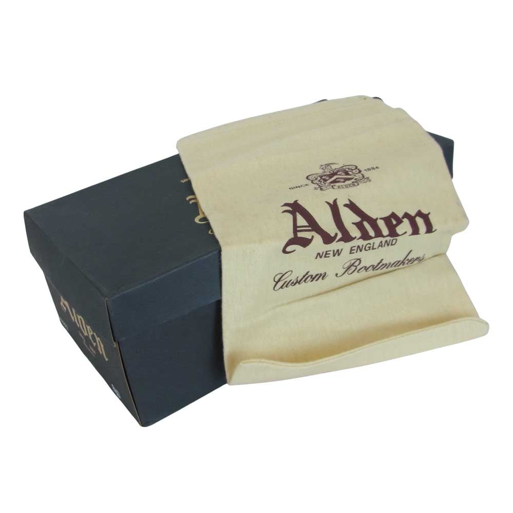 ALDEN オールデン 43927 Uチップ モックトゥ シューズ ブラウン系 8.5D【中古】