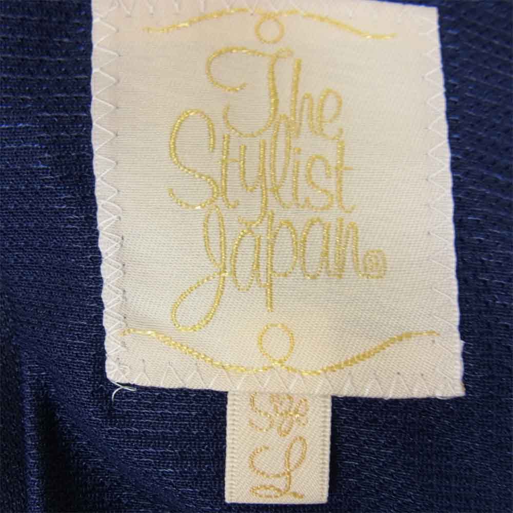 The Stylist Japan ザスタイリストジャパン ポリエステル ジャージー スリーピース セットアップ スーツ ネイビー系 L【中古】