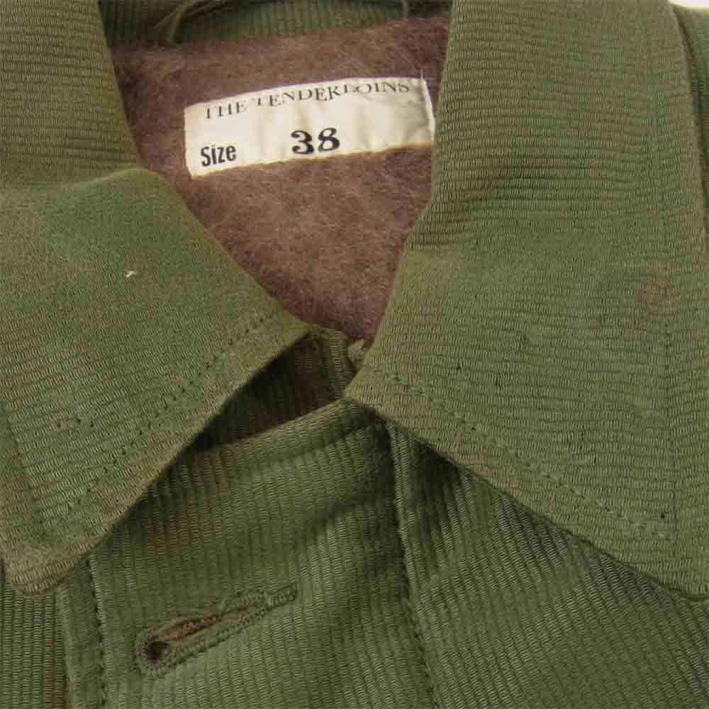 TENDERLOIN テンダーロイン T-2 DECK JACKET ピケ デッキ ジャケット モスグリーン系 38【中古】