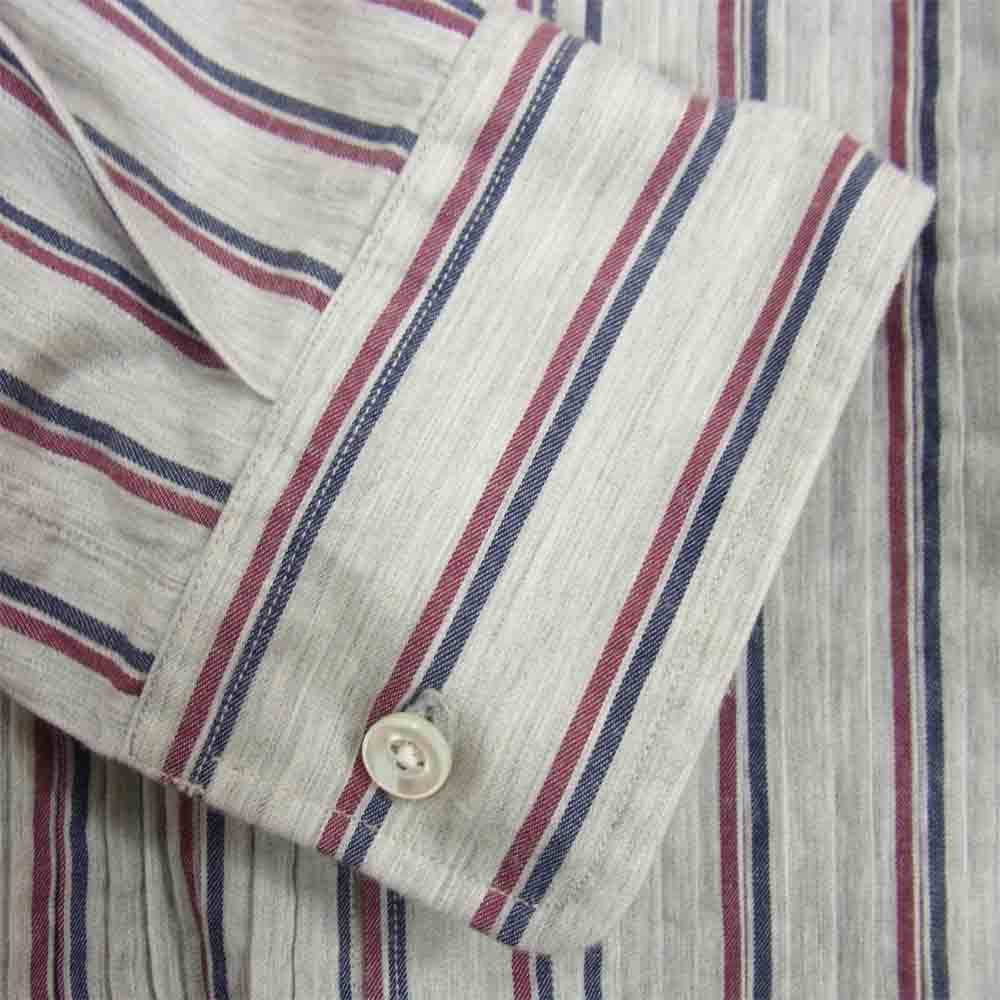 The Stylist Japan ザスタイリストジャパン COTTON WING COLLAR SHIRT コットン ウイング カラー シャツ グレー系 M【中古】
