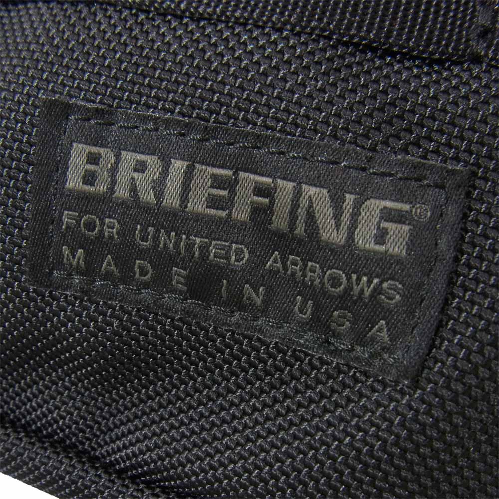 BRIEFING ブリーフィング ユナイテッドアローズ別注 USA製 UA NEW BRF ブリーフ バック ブラック系【美品】【中古】