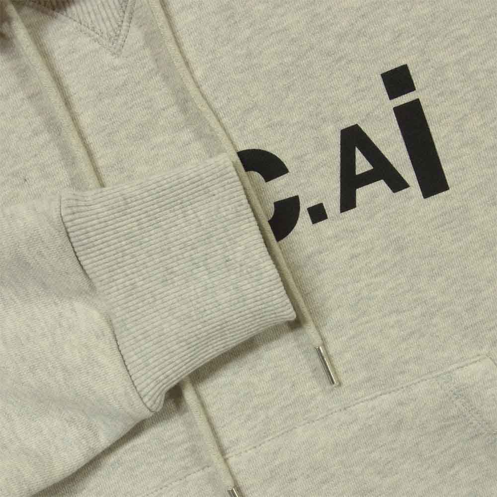 Sacai サカイ COEN-M27655 A.P.C アーペーセー プルオーバー パーカー ライトグレー系 XXS【極上美品】【中古】