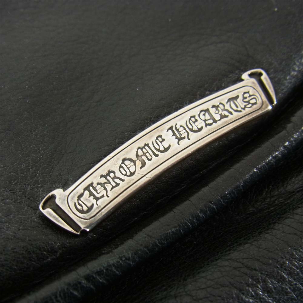 CHROME HEARTS クロムハーツ(原本無) SHOULDER BAG-TINY ガンスリンガー ストラップ レザー ショルダー バッグ ブラック系【中古】