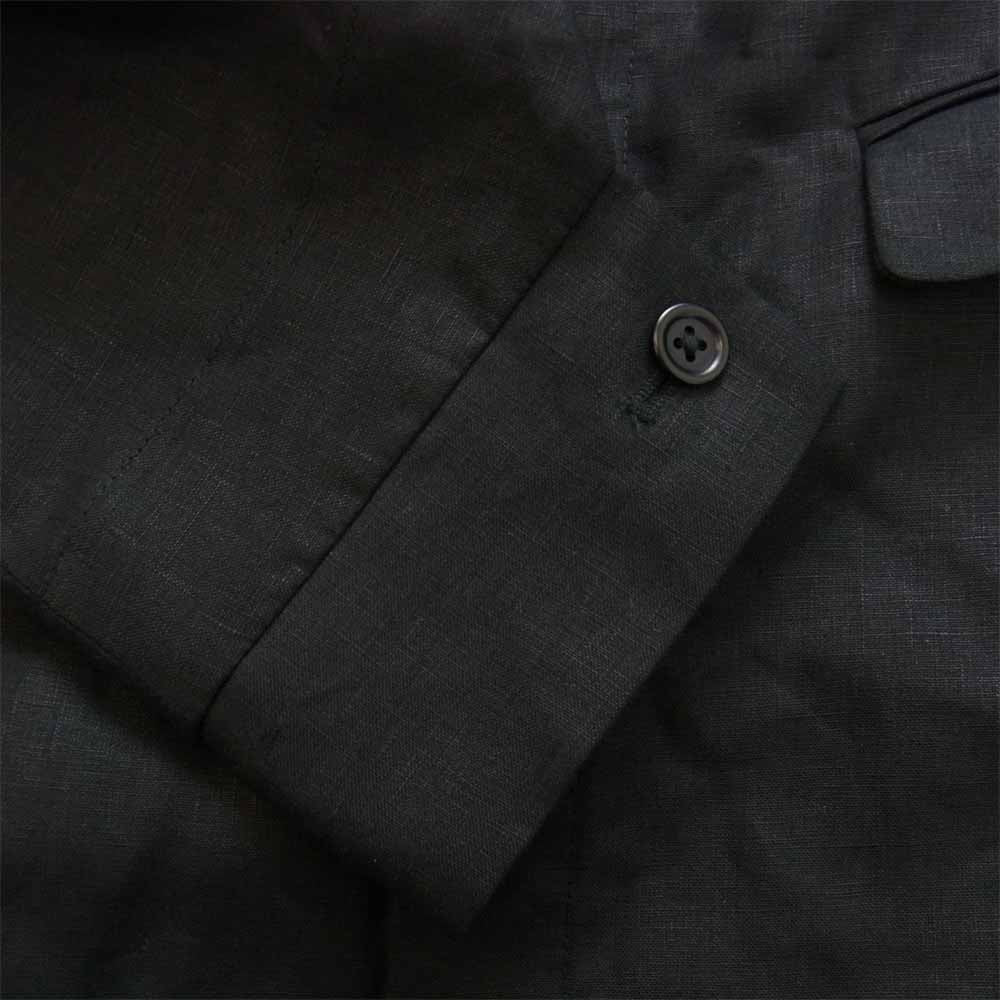 アナトミカ BLOUSE VILLETTE ブラウス ヴィレット リネン ショップコート ブラック系 M【美品】【中古】