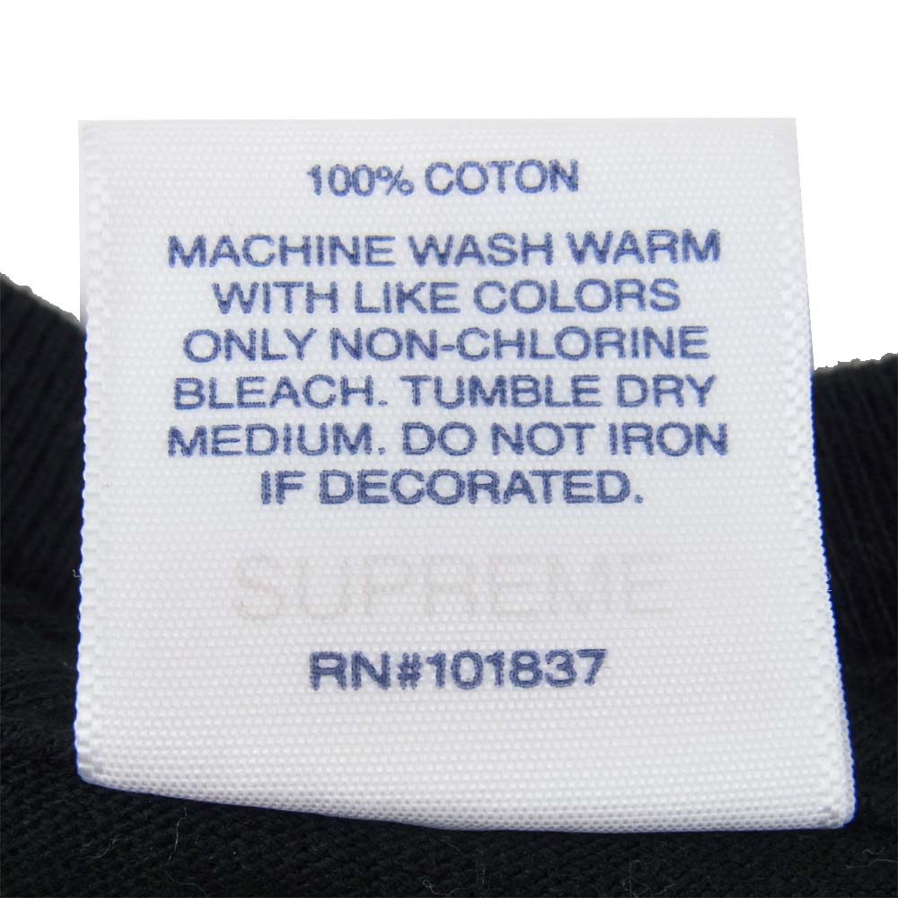 Supreme シュプリーム × アンタイヒーロー ANTIHERO 20AW ICE Tee ブラック系 L【中古】