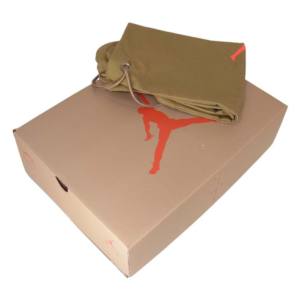 NIKE AIR JORDAN ナイキ ジョーダン DH0690-200 Travis Scott 6 Retro SP British Khaki トラビススコット レトロ スニーカー ブラウン系 29cm【新古品】【未使用】【中古】