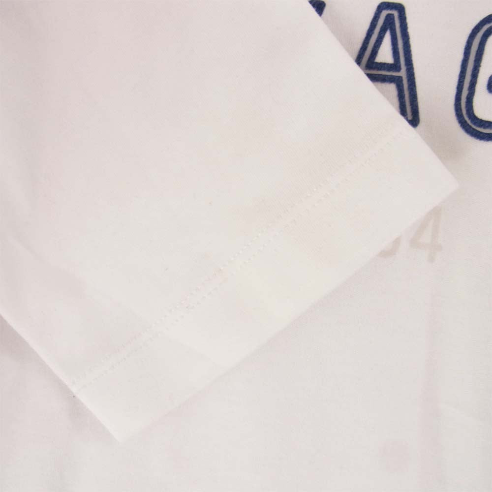 LOUIS VUITTON ルイ・ヴィトン 国内正規 VOLEZ VOGUEZ VOYAGEZ コットン 長袖 Tシャツ ホワイト系 L【中古】