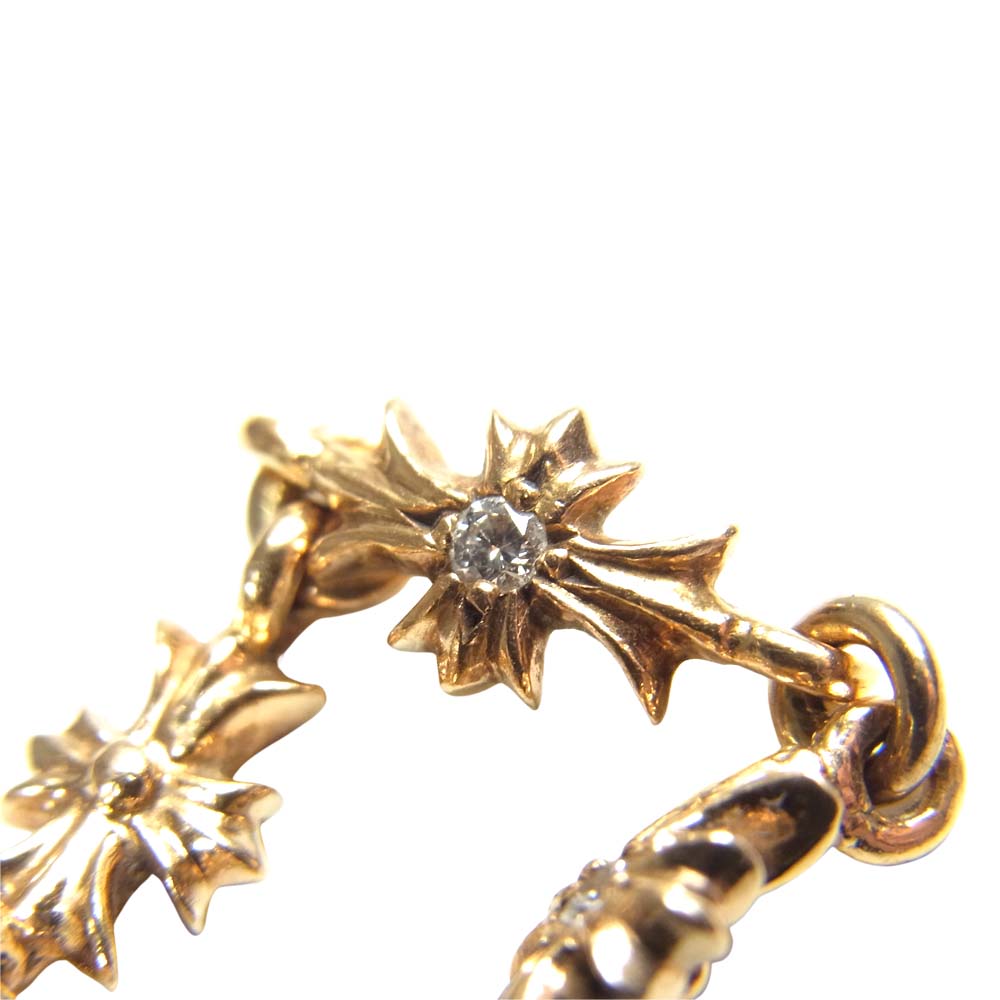 CHROME HEARTS クロムハーツ(原本無) 22K RING TNY E CH PLS タイニーE CHプラス リング ゴールド系 11号程度【中古】
