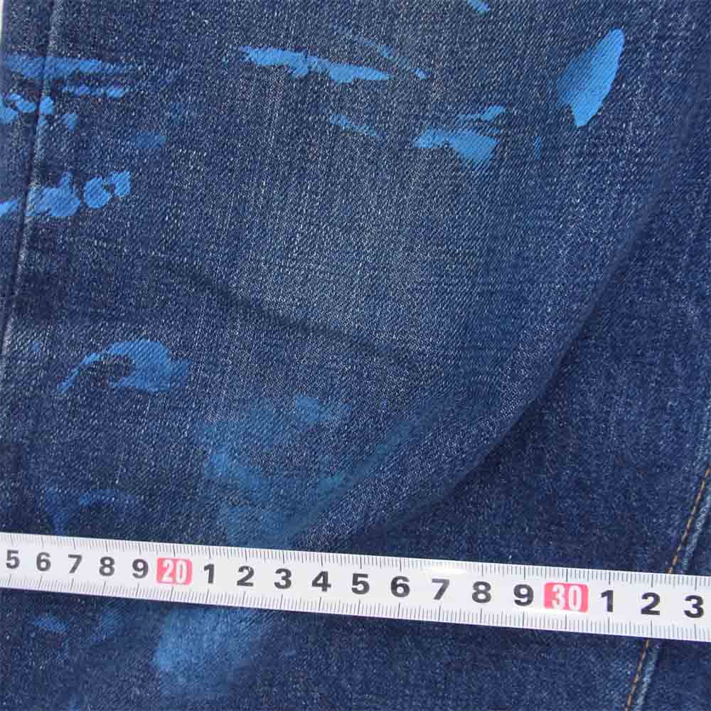 Levi's リーバイス ヴィンテージ オリジナル 501 66後期 ボタン裏6 スモールe 耳付き デニム パンツ インディゴブルー系 36【中古】