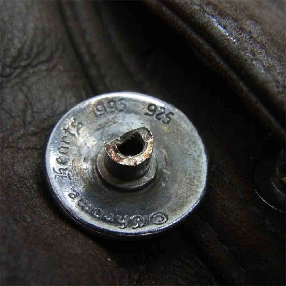 CHROME HEARTS クロムハーツ(原本無) レザー ムートン ジャケット ダークブラウン系 M【中古】