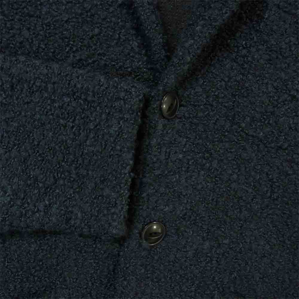 The Stylist Japan ザスタイリストジャパン BOUQUET KNIT JKT ブークレ ニット ジャケット ダークネイビー系 M【中古】