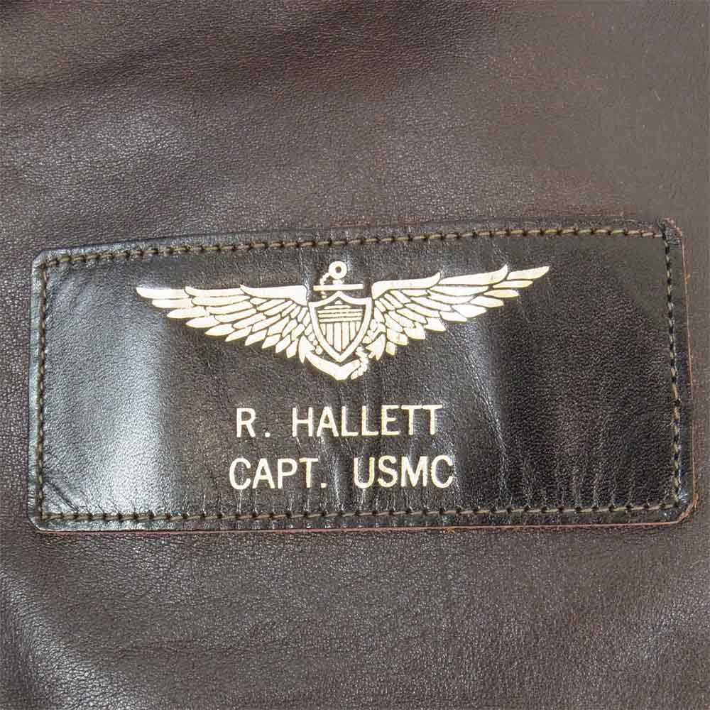 TOY'S McCOY トイズマッコイ AN-J-3A VMA332 POLKADOTS B.BUNNY G-1 フライトジャケット ダークブラウン系 40【美品】【中古】