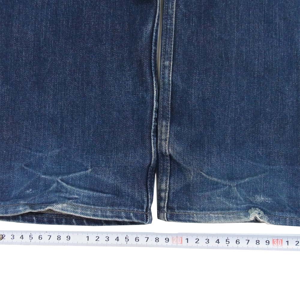 GANGSTERVILLE ギャングスタービル ボタンフライ デニムパンツ 日本製 インディゴブルー系 30【中古】
