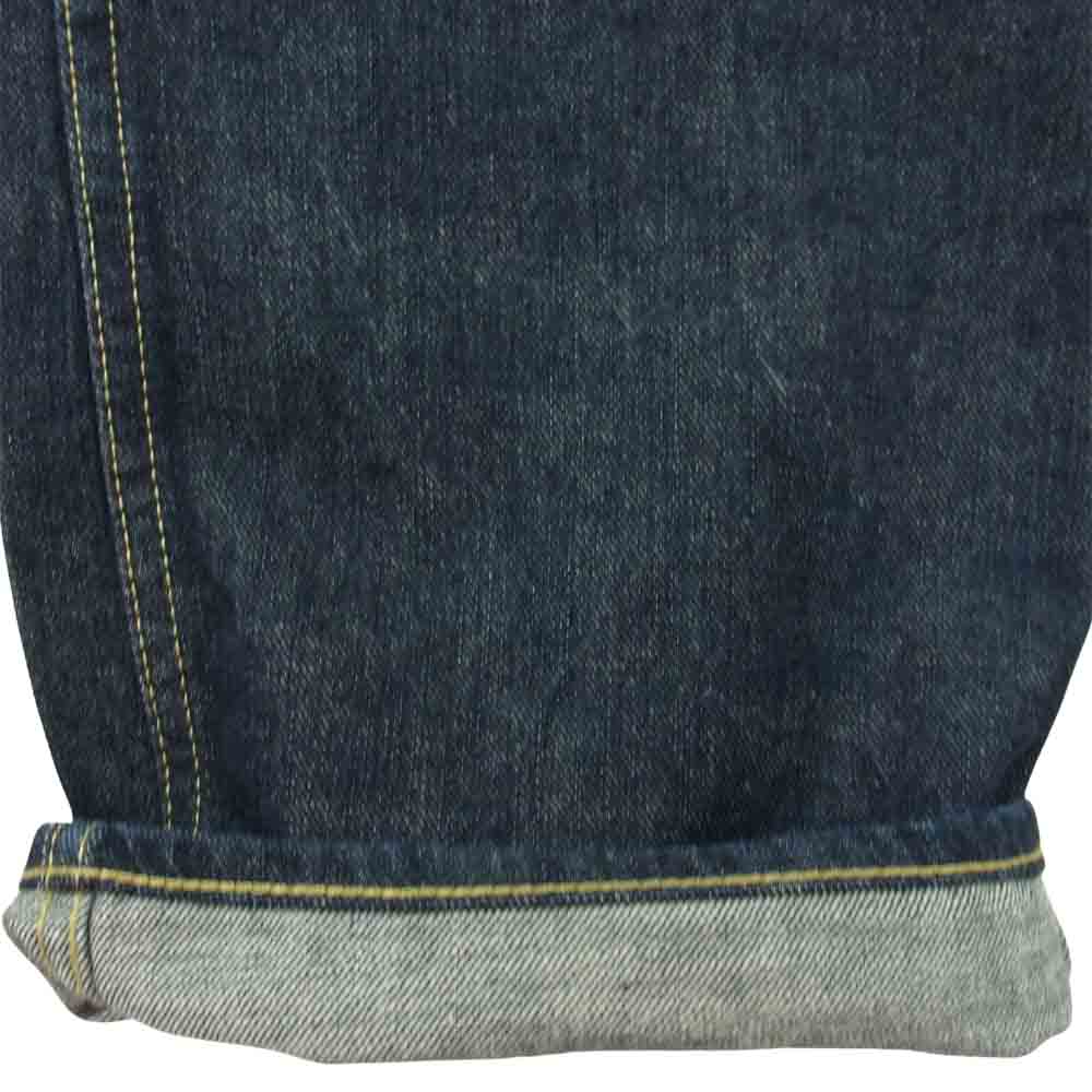 SASAFRAS ササフラス Fall Leaf Sprayer Denim Pants フォール リーフ スプレイヤー ナイロン 切替 デニム パンツ インディゴブルー系 L【中古】