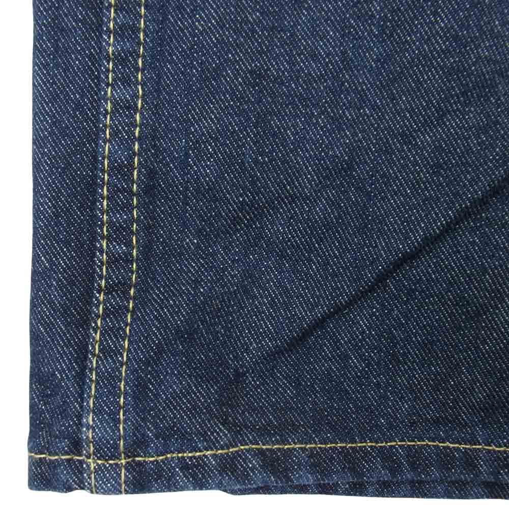 SASAFRAS ササフラス Fall Leaf Pants 1/2 フォール リーフ デニム ハーフ パンツ ショーツ インディゴブルー系 XL【中古】