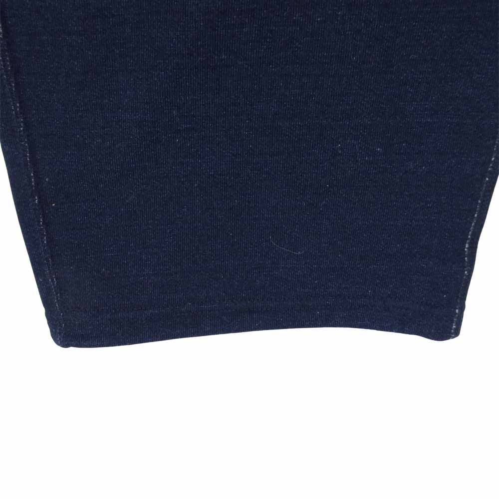 フミトガンリュウ Fu1-Pa-19 DOUBLE WAIST 5 POCKETS SWEATPANTS インディゴブルー系 1【美品】【中古】