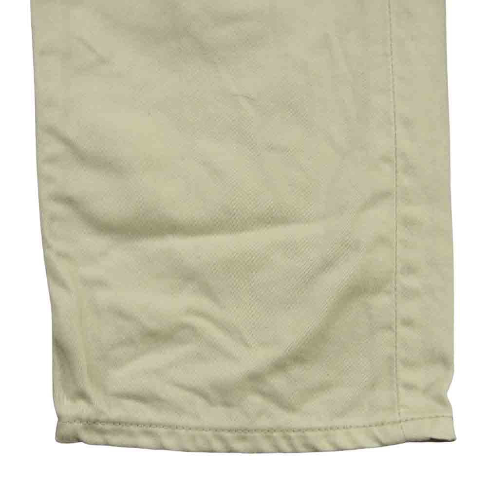 ウエストライド コットン パンツ 日本製 オフホワイト系 36【中古】