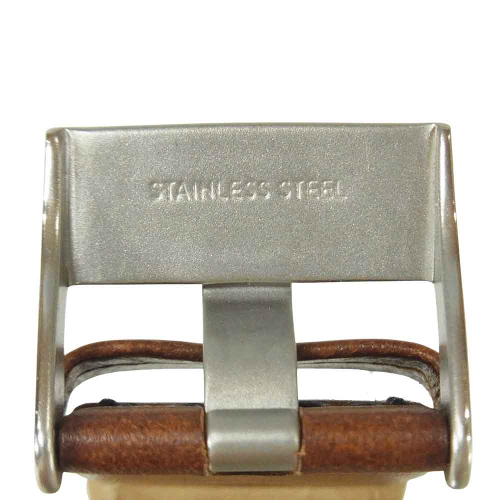 DIESEL ディーゼル DZ-4508 クォーツ リストウォッチ 腕時計 レザー ステンレススチール ブラウン系【中古】