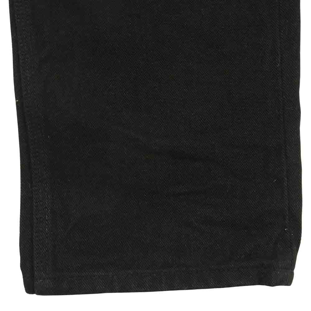 ウエストライド デニムパンツ コットン 日本製 ブラック系 36【中古】