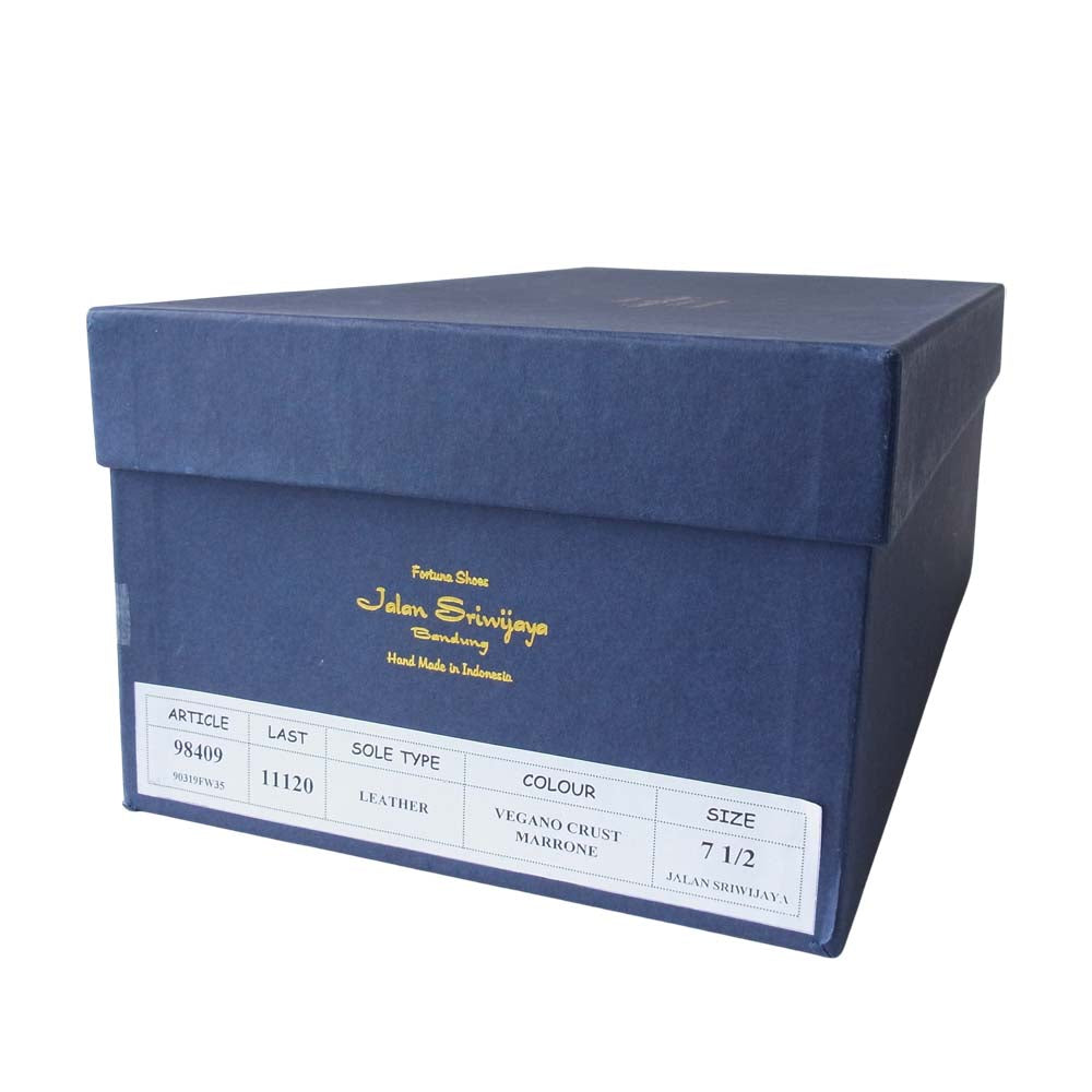JALAN SRIWIJAYA ジャランスリウァヤ 98409 ストレートチップ ビジネス シューズ ブラウン系 7.5【新古品】【未使用】【中古】