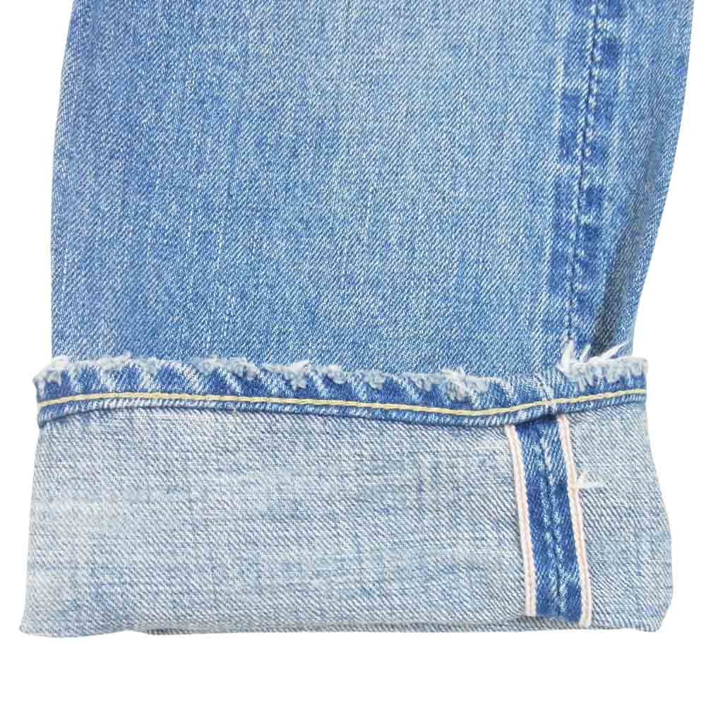 Ron Herman ロンハーマン 2920600086-1836 クラッシュ リペア加工 ボタンフライ デニムパンツ インディゴブルー系 29【中古】
