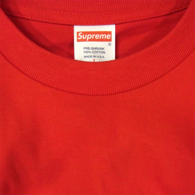 supreme bandana box logo  Tシャツ 赤