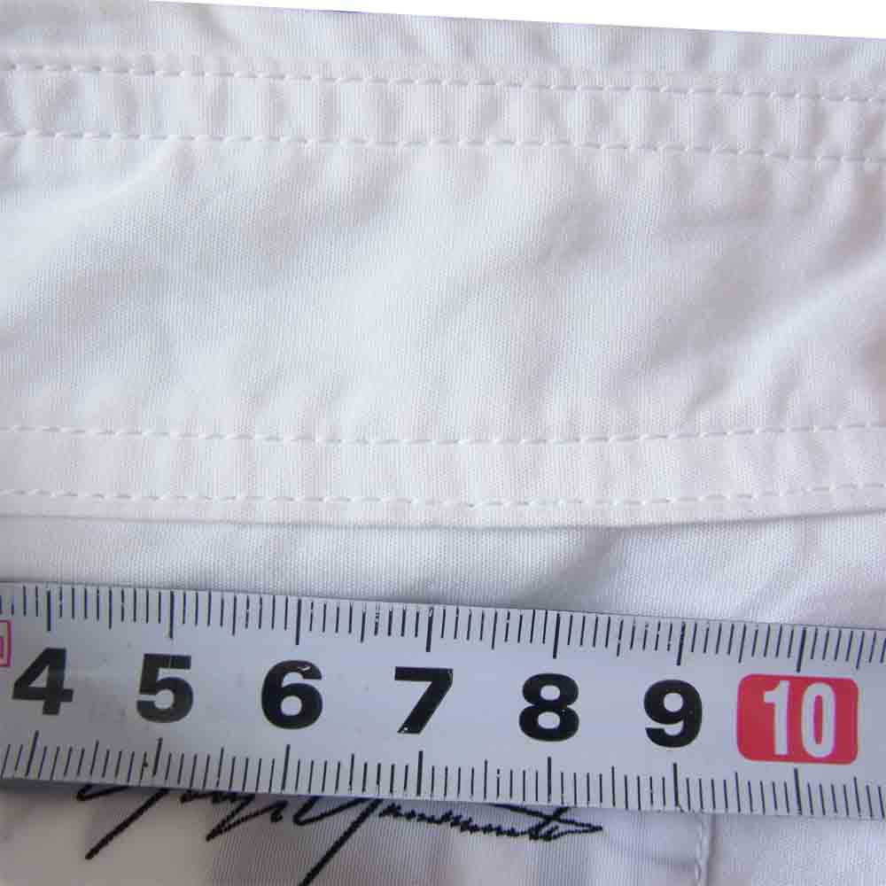 Yohji Yamamoto ヨウジヤマモト 18AW HV-B06-001 POUR HOMME プールオム 右前切り替え 環縫い シャツ ホワイト系 2【中古】