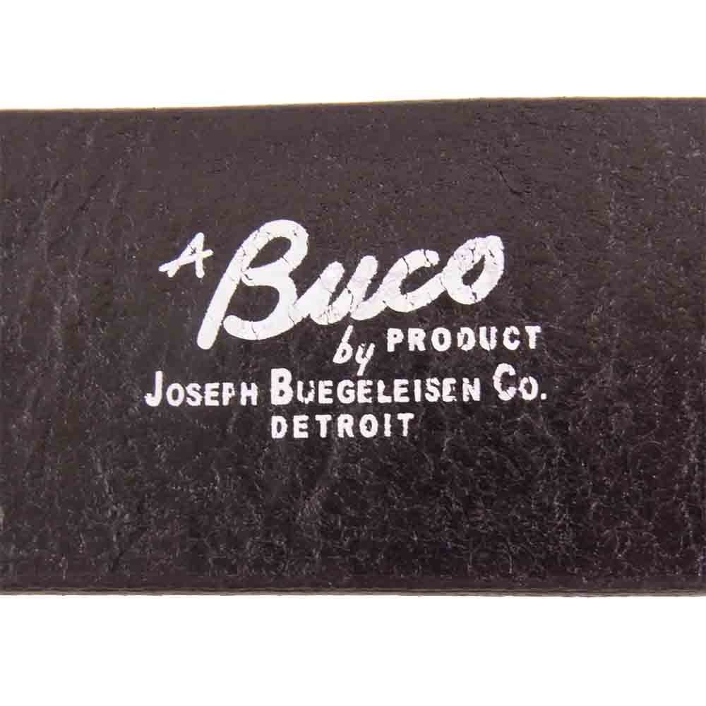 The REAL McCOY'S ザリアルマッコイズ BUCO ブコ MOTORCYCLE GARISON BELT ギャリソン ベルト ブラック系 30【中古】