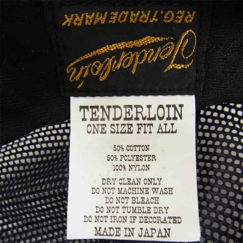 TENDERLOIN テンダーロイン T-TRUCKER CAP MESH T/C トラッカー メッシュ キャップ ネイビー系 ONE SIZE【美品】【中古】