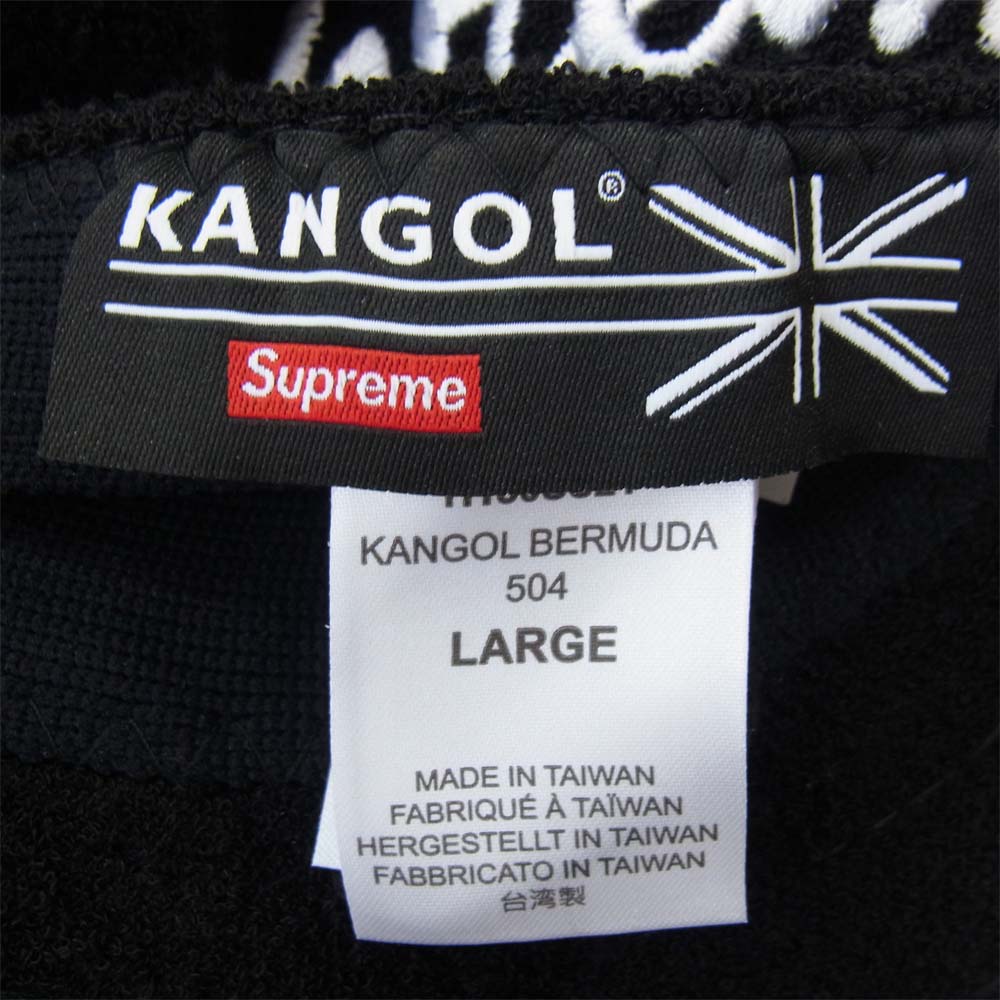 Supreme シュプリーム 21SS × Kangol カンゴール Bermuda 504 Hat ハンチング ブラック系 L【新古品】【未使用】【中古】