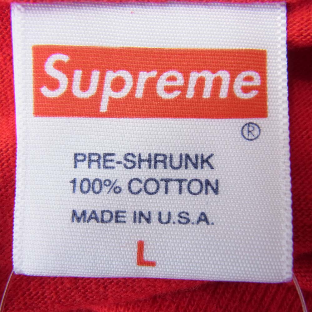Supreme シュプリーム 17SS Michael Jackson Tee マイケル?ジャクソン Tシャツ レッド系 L【新古品】【未使用】【中古】