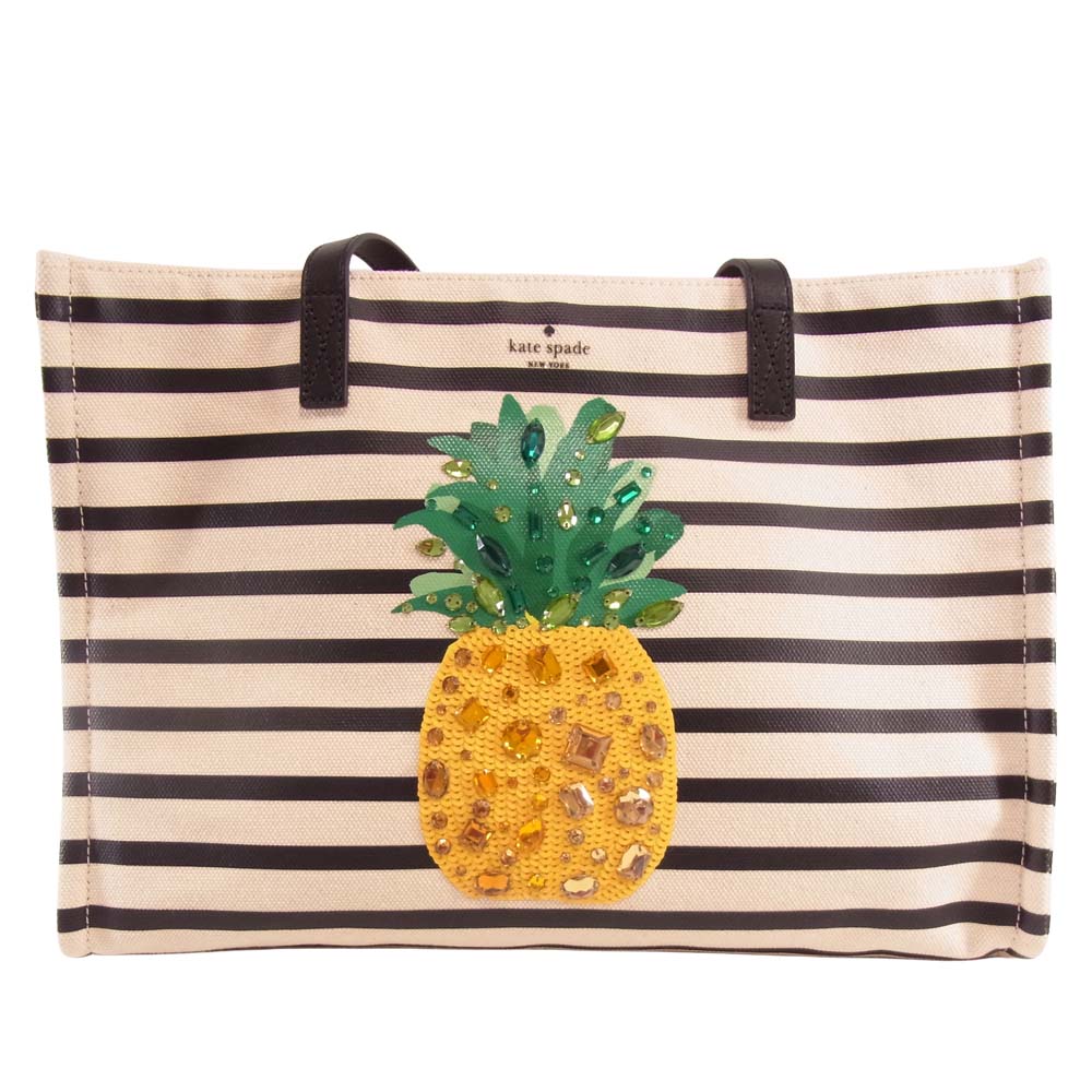 Kate Spade ケイトスペード PXRU8939 キャンバス パイナップル トート