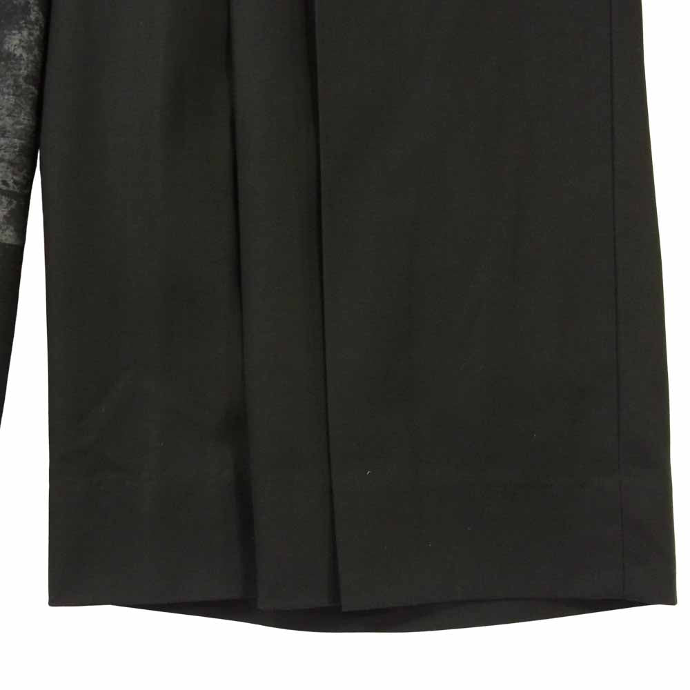 SHELLAC シェラック semanticdesign 530753 レーヨン混 袴 ハカマ ワイド パンツ ブラック系 L【新古品】【未使用】【中古】