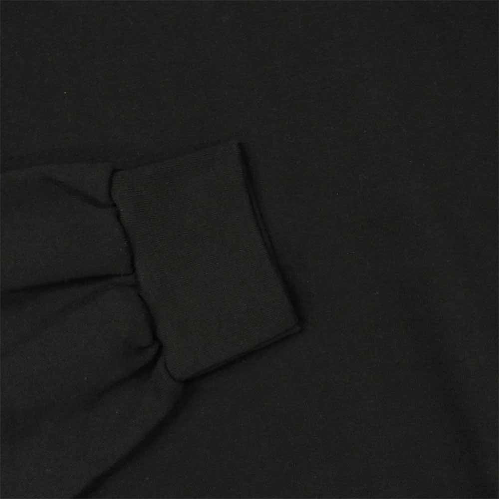 Yohji Yamamoto ヨウジヤマモト GroundY GA-T75-079 Upside Down LOGO Side Zipper Hoodie ジップ パーカー ブラック系 3【新古品】【未使用】【中古】