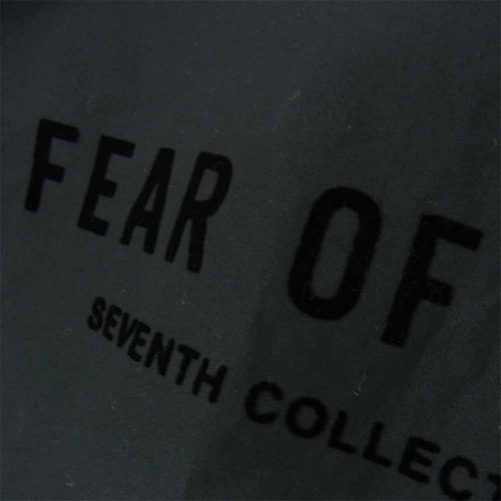 FEAR OF GOD フィアオブゴッド Seventh Collection. FG50-010 ポプリン ポロシャツ ブラック系 M【美品】【中古】