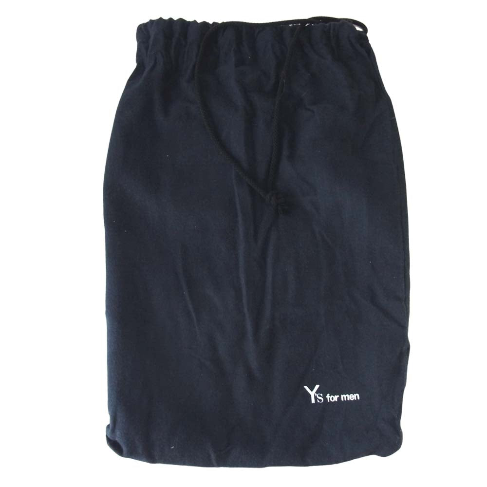 Yohji Yamamoto ヨウジヤマモト Y's for men ワイズフォーメン 80s 初期ロゴ スエード プレーントゥ シューズ ブラック系 LL【中古】