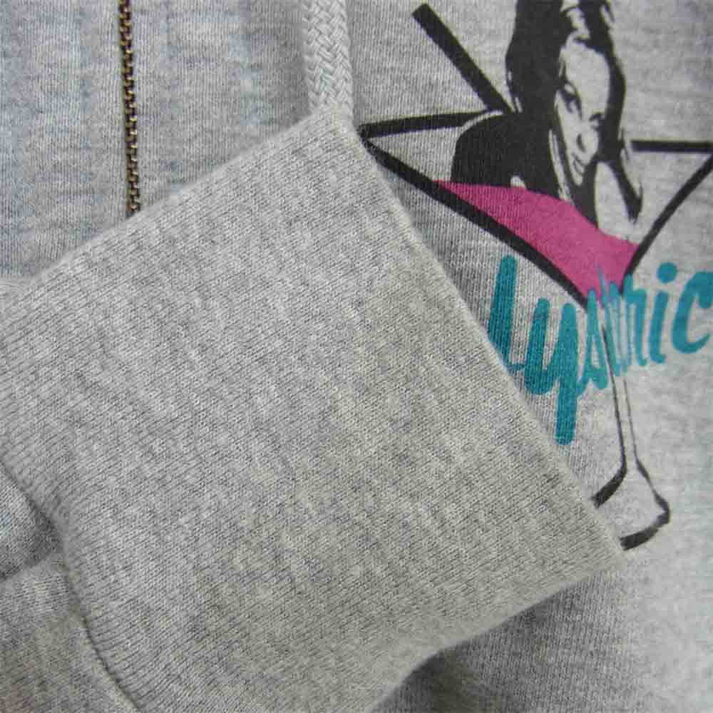 HYSTERIC GLAMOUR ヒステリックグラマー 0251CF07 THE NAKED TRUTH バック プリント パーカー グレー系 S【中古】