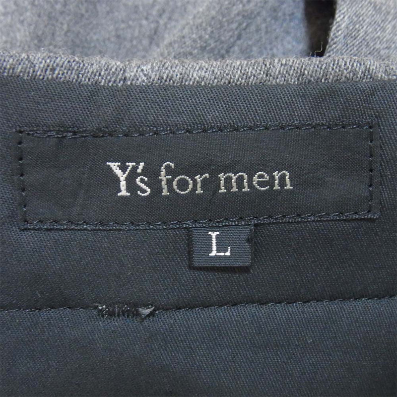 Y's for men　ワイズフォーメン　2タックウールパンツ