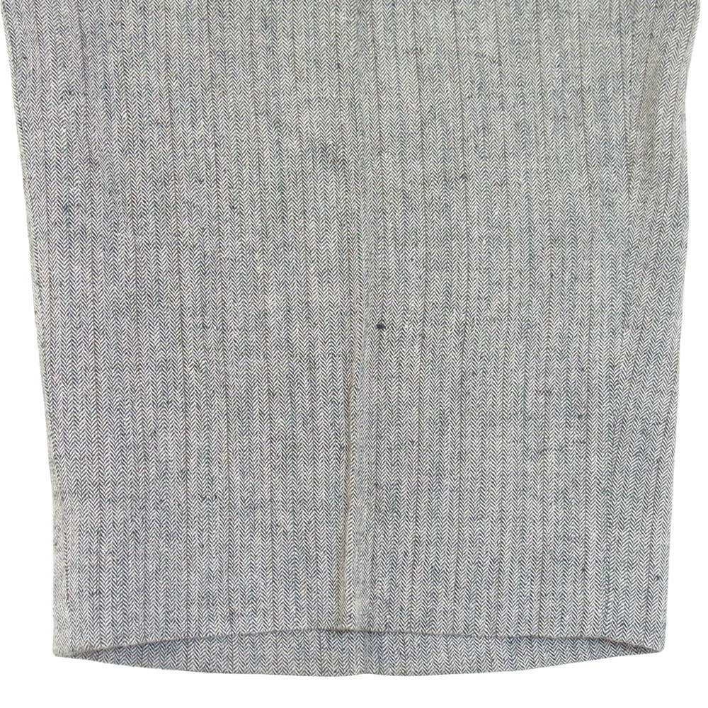 Yohji Yamamoto ヨウジヤマモト Y's for men ワイズフォーメン レーヨン混 ヘリンボーン 2タック パンツ グレー系 M【中古】